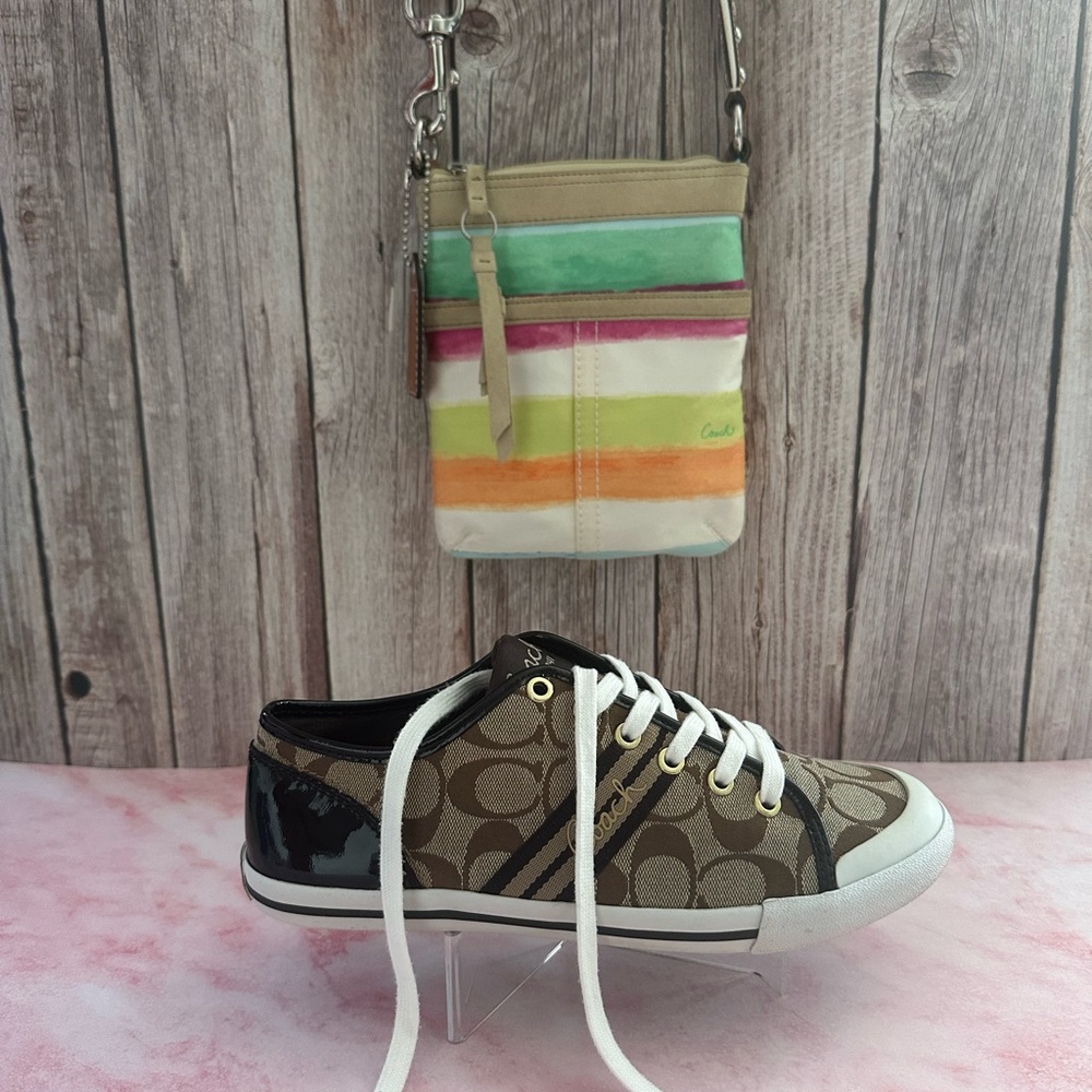 💎COACH Women’s Signature Shoes & Crossbody Purse - Set💎